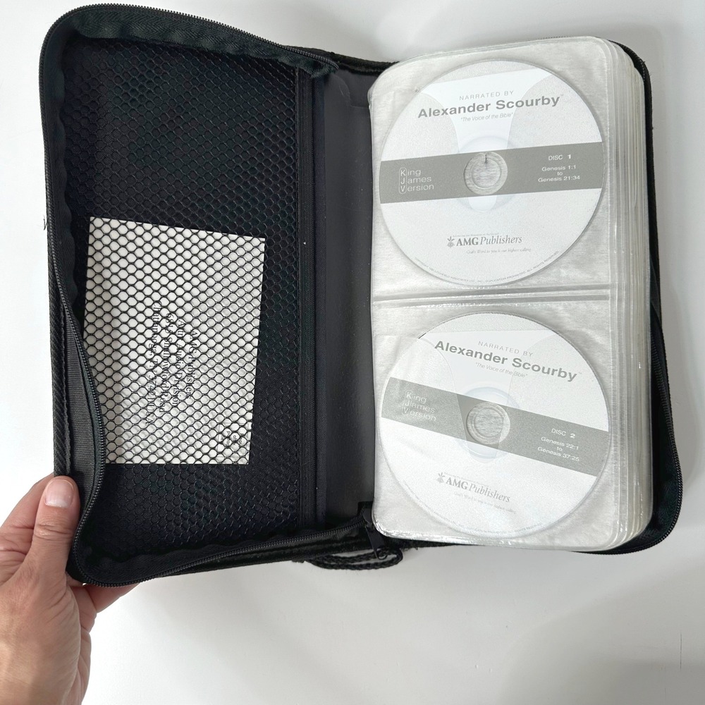 Holy Bible Audio CD 62 Disc Set KJV Alexander Scourby Voice of the Bible